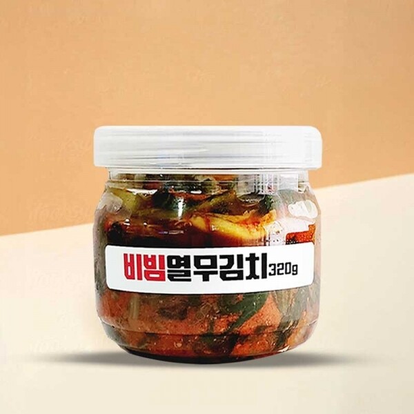 비빔열무김치 얼갈이 국내산 고춧가루 냉면 비빕국수 비빔밥 토핑