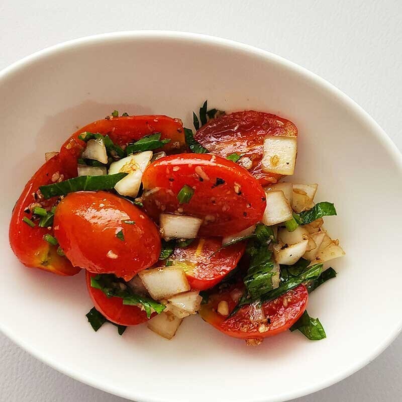 쿡동강,열무국수 비빔장 계란말이 방울토마토 절임 반찬 세트