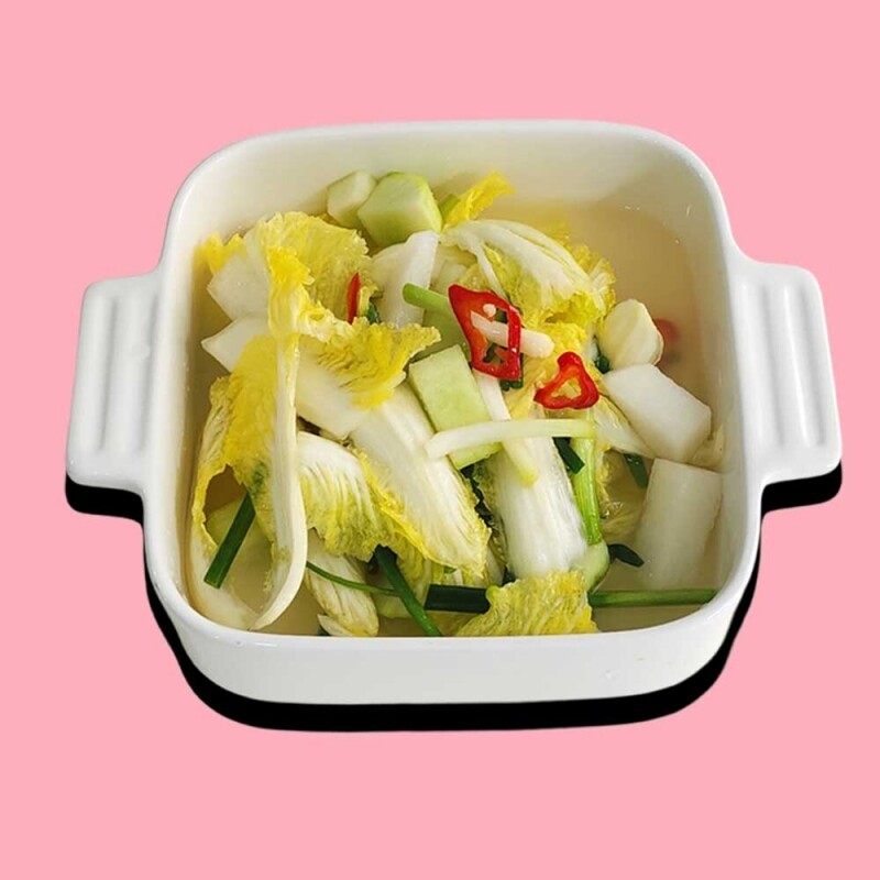 자작백김치